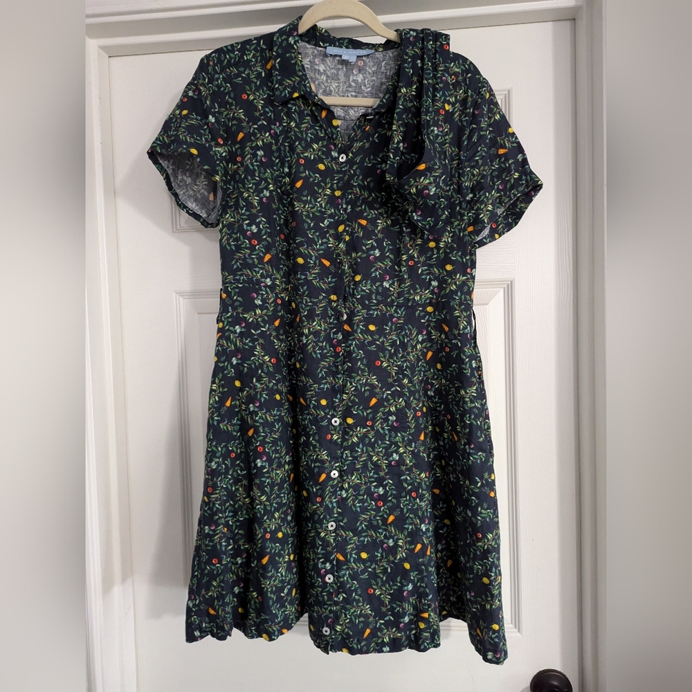 Hill House Midnight Garden Laura Shirt Dress